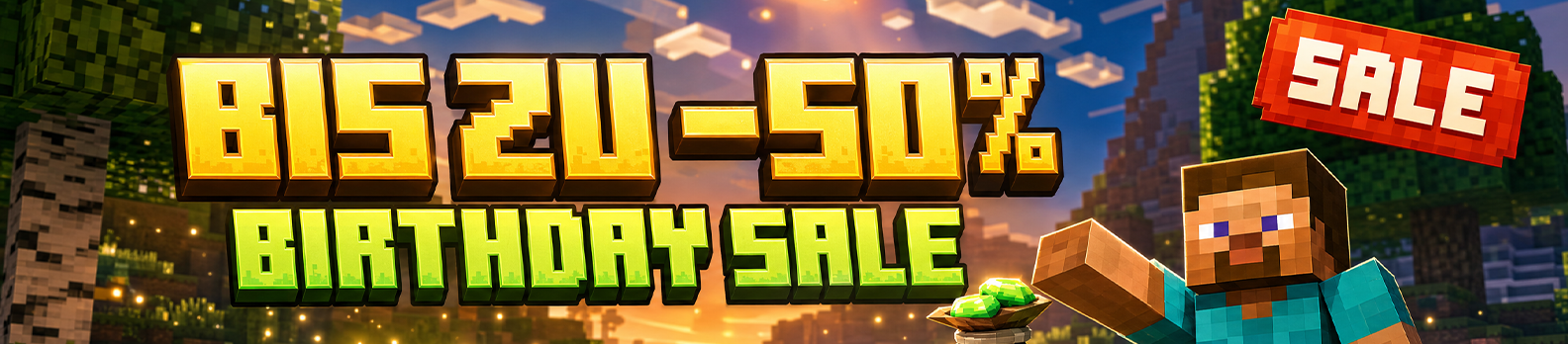 Aktionsbanner Shop