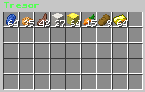 Der geöffnete Tresor im Spiel